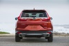 Picture of a 2018 Honda CR-V Touring AWD in Molten Lava Pearl from a rear perspective