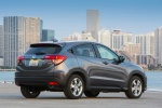 Picture of a 2016 Honda HR-V AWD in Modern Steel Metallic from a rear right three-quarter perspective