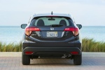 Picture of a 2016 Honda HR-V in Mulberry Metallic from a rear perspective