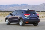 Picture of a 2016 Honda HR-V in Deep Ocean Pearl from a rear left three-quarter perspective