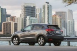 Picture of a 2017 Honda HR-V AWD in Modern Steel Metallic from a rear left three-quarter perspective