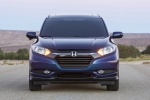 Picture of a 2017 Honda HR-V in Deep Ocean Pearl from a frontal perspective