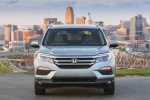 Picture of a 2016 Honda Pilot AWD in Lunar Silver Metallic from a frontal perspective