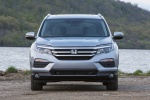 Picture of a 2016 Honda Pilot AWD in Lunar Silver Metallic from a frontal perspective