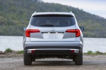 Picture of a 2018 Honda Pilot AWD in Lunar Silver Metallic from a rear perspective