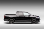 Picture of a 2017 Honda Ridgeline Black Edition AWD in Crystal Black Pearl from a side perspective