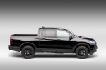 Picture of a 2018 Honda Ridgeline Black Edition AWD in Crystal Black Pearl from a side perspective