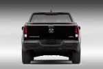 Picture of a 2019 Honda Ridgeline Black Edition AWD in Crystal Black Pearl from a rear perspective