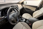 Picture of a 2014 Hyundai Santa Fe's Front Seats in Beige