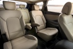 Picture of a 2014 Hyundai Santa Fe's Rear Seats in Beige