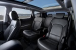 Picture of a 2014 Hyundai Santa Fe's Rear Seats in Black
