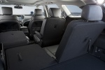 Picture of a 2014 Hyundai Santa Fe's Rear Seats Folded in Black