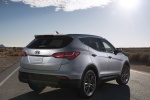 Picture of a 2014 Hyundai Santa Fe Sport in Moonstone Silver from a rear right perspective