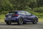 Picture of a 2018 Infiniti QX30S in Ink Blue from a rear right perspective