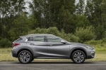 Picture of a 2018 Infiniti QX30 AWD in Graphite Shadow from a side perspective
