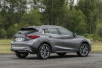 Picture of a 2019 Infiniti QX30 AWD in Graphite Shadow from a rear right three-quarter perspective