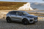 Picture of a 2018 Jaguar E-Pace P300 R-Dynamic AWD in Corris Gray from a front right three-quarter perspective