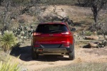 Picture of a 2018 Jeep Cherokee Trailhawk 4WD in Red from a rear perspective