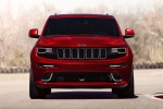 Picture of a 2014 Jeep Grand Cherokee SRT 4WD in Redline 2 Coat Pearl from a frontal perspective