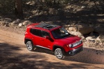 Picture of a 2016 Jeep Renegade Latitude 4WD in Colorado Red from a front right three-quarter top perspective