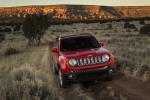 Picture of a 2016 Jeep Renegade Latitude 4WD in Colorado Red from a front right perspective
