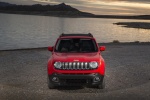 Picture of a 2016 Jeep Renegade Latitude 4WD in Colorado Red from a frontal perspective