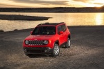 Picture of a 2016 Jeep Renegade Latitude 4WD in Colorado Red from a front left perspective