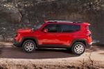 Picture of a 2016 Jeep Renegade Latitude 4WD in Colorado Red from a side perspective