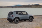 Picture of a 2017 Jeep Renegade Trailhawk 4WD in Glacier Metallic from a right side perspective