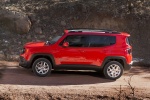 Picture of a 2018 Jeep Renegade Latitude 4WD in Colorado Red from a side perspective
