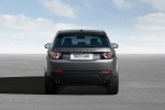 Picture of a 2015 Land Rover Discovery Sport HSE Luxury in Scotia Gray Metallic from a rear perspective