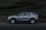 Picture of a 2015 Land Rover Discovery Sport HSE Luxury in Scotia Gray Metallic from a left side perspective