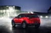 Picture of a 2016 Mazda CX-3 in Soul Red Metallic from a rear left three-quarter perspective