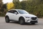 Picture of a 2016 Mazda CX-3 AWD in Crystal White Pearl Mica from a front right three-quarter perspective