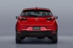Picture of a 2017 Mazda CX-3 in Soul Red Metallic from a rear perspective