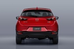 Picture of a 2018 Mazda CX-3 in Soul Red Metallic from a rear perspective
