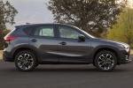 Picture of a 2016 Mazda CX-5 in Meteor Gray Mica from a side perspective