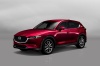 Picture of a 2017 Mazda CX-5 Grand Touring AWD in Soul Red Crystal Metallic from a front left three-quarter perspective