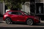 Picture of a 2017 Mazda CX-5 Grand Touring AWD in Soul Red Crystal Metallic from a front right three-quarter perspective
