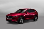 Picture of a 2018 Mazda CX-5 Grand Touring AWD in Soul Red Crystal Metallic from a front left three-quarter perspective