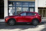 Picture of a 2018 Mazda CX-5 Grand Touring AWD in Soul Red Crystal Metallic from a left side perspective