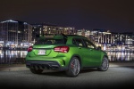 Picture of a 2019 Mercedes-AMG GLA 45 4MATIC from a rear right three-quarter perspective