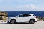 Picture of a 2019 Mercedes-AMG GLA 45 4MATIC in Polar White from a left side perspective