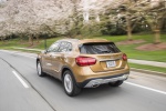 Picture of a driving 2019 Mercedes-Benz GLA 250 4MATIC from a rear left perspective