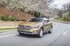 Picture of a driving 2020 Mercedes-Benz GLA 250 4MATIC from a front left perspective