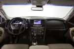 Picture of a 2019 Nissan Armada Platinum's Cockpit in Almond