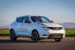 Picture of a 2016 Nissan Juke NISMO in White Pearl from a front right three-quarter perspective