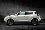 Picture of a 2016 Nissan Juke NISMO RS in Brilliant Silver from a side perspective