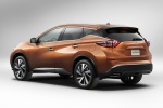 Picture of a 2017 Nissan Murano in Pacific Sunset Metallic from a rear left three-quarter perspective