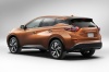 Picture of a 2018 Nissan Murano in Pacific Sunset Metallic from a rear left three-quarter perspective